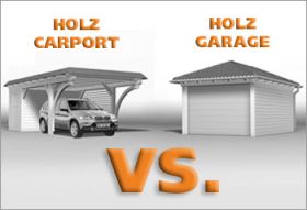 Carport oder Garage fr Auto und Co.?